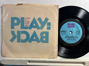 IGGY & THE STOOGES / JESSE ED DAVIS Rare PLAY:BACK 7" 33rpm Promo EP - Picture 1 of 3