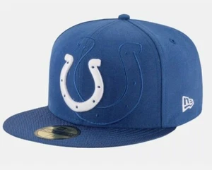 New Era 59Fifty NFL Indianapolis Colts On Field Fitted SIZE 7 1/2 SHIPS IN BOX - Picture 1 of 3