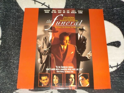 The Funeral Laserdisc LD Christopher Walken Benicio Del Toro Free Ship $50 Foto 1 de 2