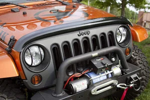 Rugged Ridge 11350.02 Wraparound Bug Deflector Smoke fits 07-18 Jeep Wrangler - Picture 1 of 1
