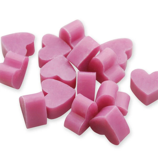 Florex Schafmilchseife mini mini Herz 50 Stück schwarze Johannisbeere Seife Orga - Bild 1 von 1