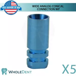 5X Nobel Active® Compatible Analog Wide Platform Dental Abutment Lab Replica - Picture 1 of 4