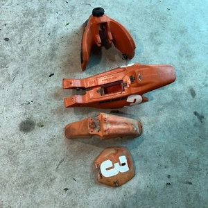 KTM 50 sx pro jr Plastics Fenders Tank Number Plate Front Rear - Picture 1 of 5