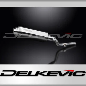 Kit silenciador de escape de acero inoxidable tri-ovalado sin cordones Yamaha XT225 Serow 1986-2007 - Imagen 1 de 5