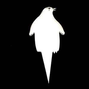 Penguin Cake & Cupcake Toppers, Many Colours & Sizes, Plane or Engraved - Picture 1 of 6