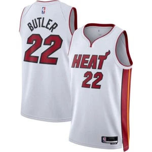 [9Z2B7BX1P00-HEAJB] YOUTH NIKE NBA HEAT '22 BUTLER' ASSOCIATION EDITION JERSEY - Picture 1 of 3