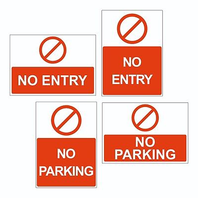 No Entry, No Parking Sign Foamex Or Rigid Plastic Access Entrance A4 • 7.09£
