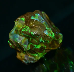 Opal Rough 205.95 Carat Natural Ethiopian Opal Raw Welo Opal Gemstone Multi Fire - Picture 1 of 8