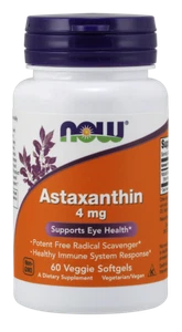 Now Foods ASTAXANTHIN 4mg 60 Softgels Potent Free Radical Scavenger 09/2025EXP - Picture 1 of 1
