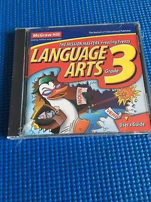 Sealed New CD ROM Cd-Rom McGraw Hill The Mission Masters Language Arts Grade 3 - Image 1 of 2