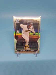 Yordany De Los Santos - LUNAR GLOW REFRACTOR - 2023 Bowman Chrome Prospects B