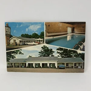 Grayling Colonial Motel Postcard Grayling Michigan - Picture 1 of 4