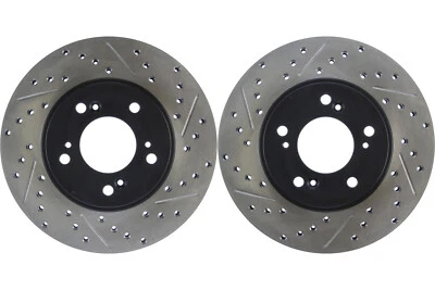 Front PAIR Stoptech Disc Brake Rotor for 1997-2001 Acura Integra (42496) - Image 1 of 4