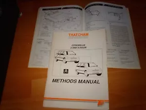 MANUAL DE REPARACIÓN DE CARROCERÍA THATCHAM Citroen AX inc GTi - Imagen 1 de 1