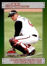 2010 Midwest League All-Stars #10 A.J. Jimenez Bayamon Puerto Rico PR Card