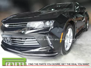 Chevy Camaro Z1 Style Carbon Fiber Side Skirts Lip & Front Lip I4 V6 Gen6 T7 RS - Foto 1 di 6