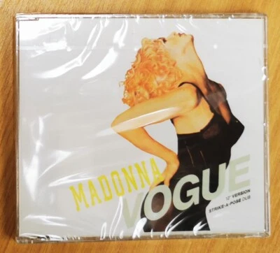 MADONNA CD Vogue 12" Version / DUB Orig. GERMAN YELLOW 1995 CD New & SEALED ! - Image 1 of 4