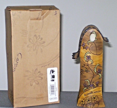 New Boxed Carson Decorative Woodland Bird House #15472 A Hundred Friends Cover