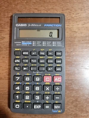 Casio FX-260 Solar Scientific Calculator Works School Supplies - Image 1 of 3