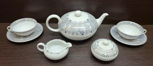 Juego de té de porcelana alemán Furstenberg para 2 tazas de tetera - Imagen 1 de 11
