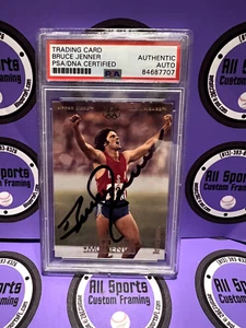 Bruce Jenner Autographed Signed 1996 Upper Deck Olympics Card PSA Cert. - Picture 1 of 7
