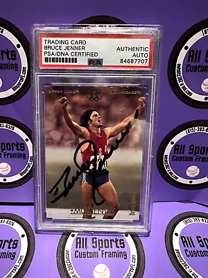 Bruce Jenner Autographed Signed 1996 Upper Deck Olympics Card PSA Cert. - Image 1 of 4