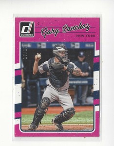 2017 Donruss Pink Border #126 Gary Sanchez Yankees /25 