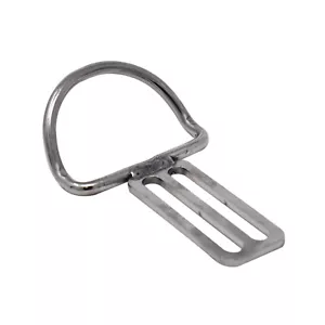 Anello Scuba Choice SS316 Piegato D Resistente Saldato con Slider Triglide, 45 gradi - Foto 1 di 3
