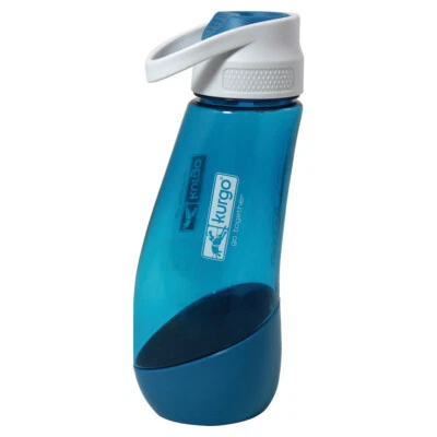 Kurgo Wasserflasche Gourd 710 ml blau für Hund - BPA-frei, spülmaschinengeeignet - Bild 1 von 4