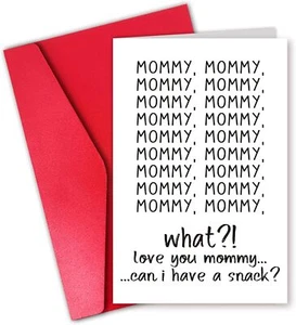 Mothers Day Card from Kids, Funny Mother’s Day Card Gift for Mother, Happy Mot - Picture 1 of 6