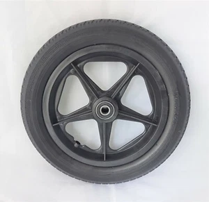 SET OF 4 X RUBBER WHEELS, RIMS 12 1/2 x 2 1/4 TYRES- PROJECT GO KART SOAP BOX - Picture 1 of 4