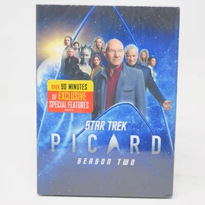 Picard Season 2 Two DVD Star Trek New Slip Cover Sealed Sci Fi Space Frontier - Picture 1 of 8