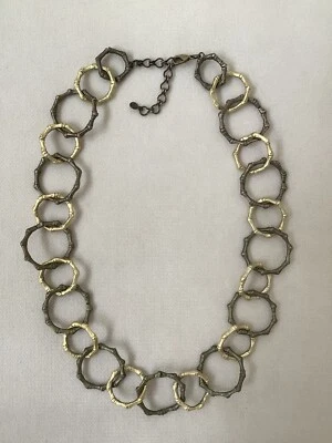 Collar Michael Michaud Bronce “Bambú”, Excelente Estado, 16-18 pulgadas Foto 1 de 3