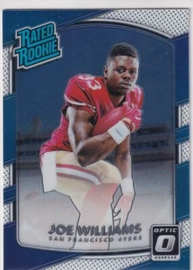 JOE WILLIAMS 2017 Panini Donruss Optic RR #158 RC 49ers - Picture 1 of 2