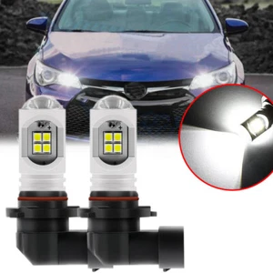 White LED Daytime Running Driving Light Bulbs For Toyota Camry Corolla RAV4 2Pcs - Picture 1 of 7