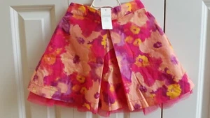 BABY GAP GIRL PINK POPPY SKIRT Sz 4 4T NWT $30 - Picture 1 of 2