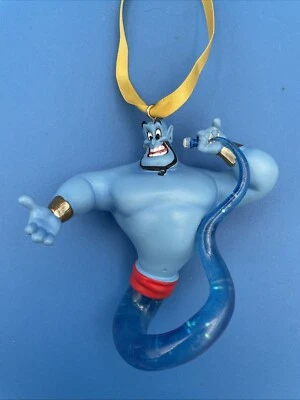 Cuaderno de bocetos Disney 2021 Aladdin Genie adorno de Navidad genio con micrófono Foto 1 de 4