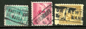 Boston Syracuse Newton Box Precancel 2-11 Cent Collection  US 44B71 - Picture 1 of 4