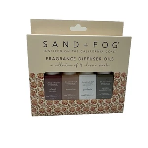 Juego de 4 aceites difusores de fragancia arena + niebla Island Orchid Gardenia Sun Sandalwoo - Imagen 1 de 5