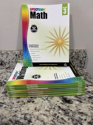 Spectrum Grade 3 Teaching Books - Lot Of 12- Please See Description - Image 1 of 4