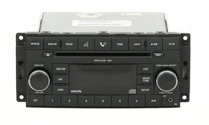 2008-10 Chrysler Dodge Jeep Radio AM FM mp3 CD w Aux & Satellite P05064420AE RES - Picture 1 of 7