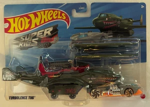 2024 - HOT WHEELS - SUPER RIGS - TURBOLENCE TUG WITH ABNEHMBARE WINGS - NICE - Bild 1 von 6