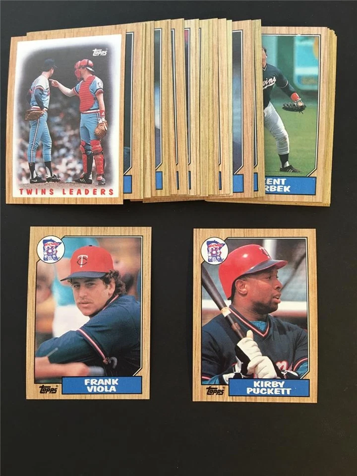 1987 Topps Minnesota Twins Team Set With Traded 37 Cards World Series Champs - Image 1 of 1