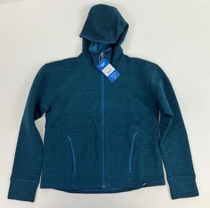 Brooks Activate Midweight Hoodie Full Zip Jacket Running Moroccan Blue Size S - Picture 1 of 7