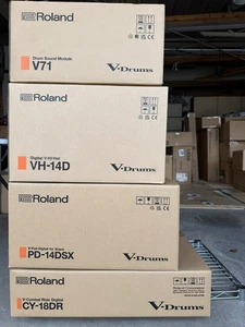 Roland V71 Digital V-Drums Module PD-14DSX CY-18DR VH-14D 4pc Set NEW - Picture 1 of 5