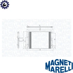 CONDENSER AIR CONDITIONING 350203809000 FOR HYUNDAI i30ELANTRAV KIA PRO 1.6L - Picture 1 of 9