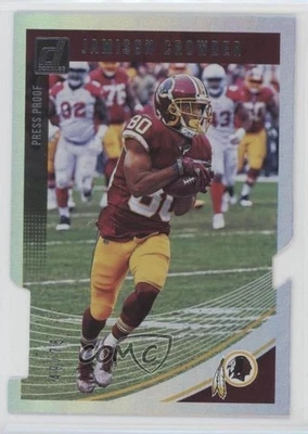 2018 Panini Donruss Press Proof Silver Die-Cut /75 Jamison Crowder #289 - Image 1 of 2