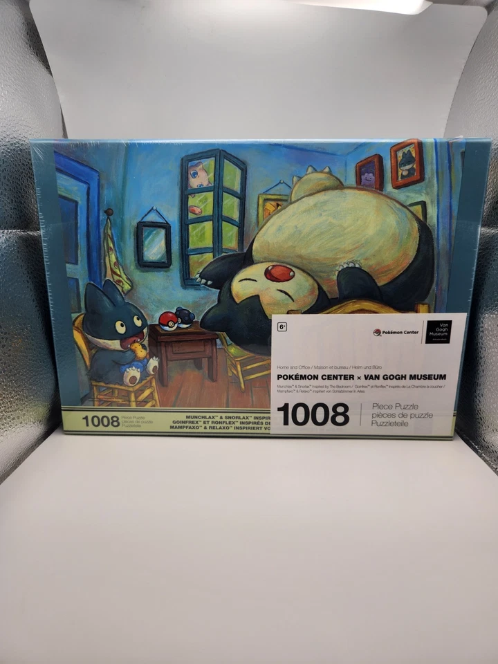 Pokémon Center x Van Gogh Munchlax Snorlax 1008 Piece Puzzle- /