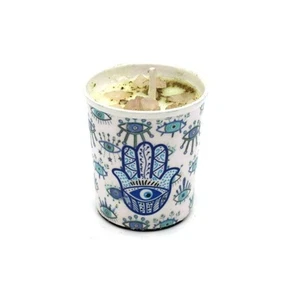 Hansa Handle Candle Scent Chocolate Candle Votive Healing Gift Decor 5x5.5cm - Picture 1 of 2