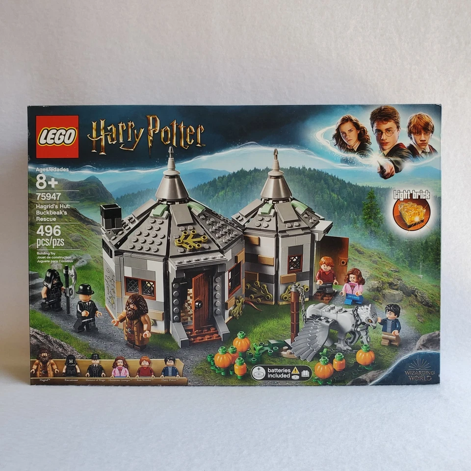 Lego 75947 Harry Potter HAGRID'S HUT: BUCKBEAK'S ESCAPE Retired LIGHT BRICK new - Image 1 of 4